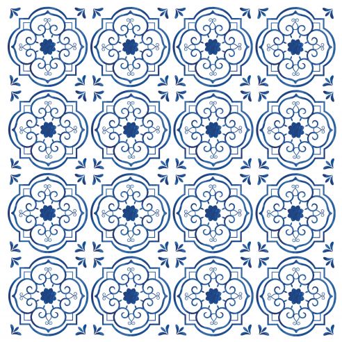 Stickers carrelage carreaux de ciment