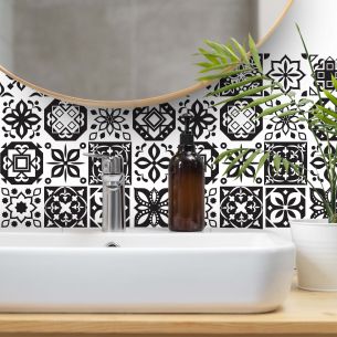 Stickers carrelage carreaux de ciment