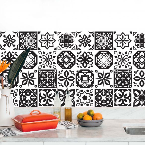 Stickers carrelage carreaux de ciment