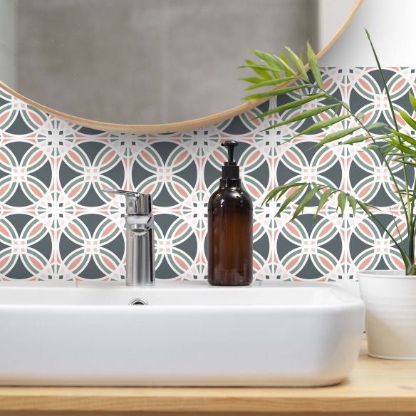 Stickers carrelage carreaux de ciment