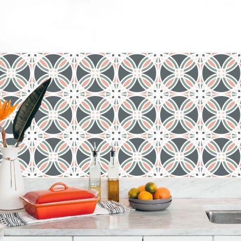 Stickers carrelage carreaux de ciment