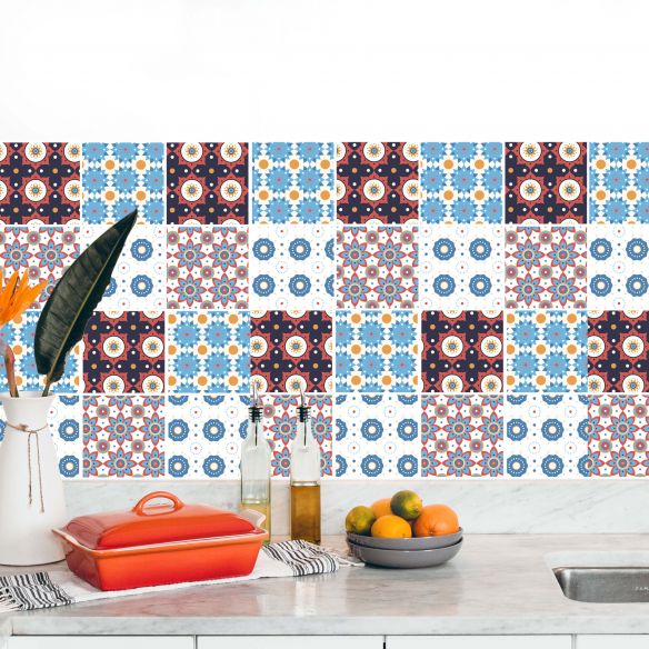 Stickers carrelage carreaux de ciment