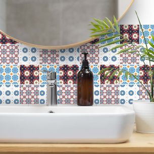 Stickers carrelage carreaux de ciment