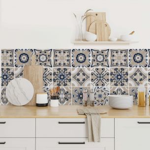 Stickers carrelage carreaux de ciment