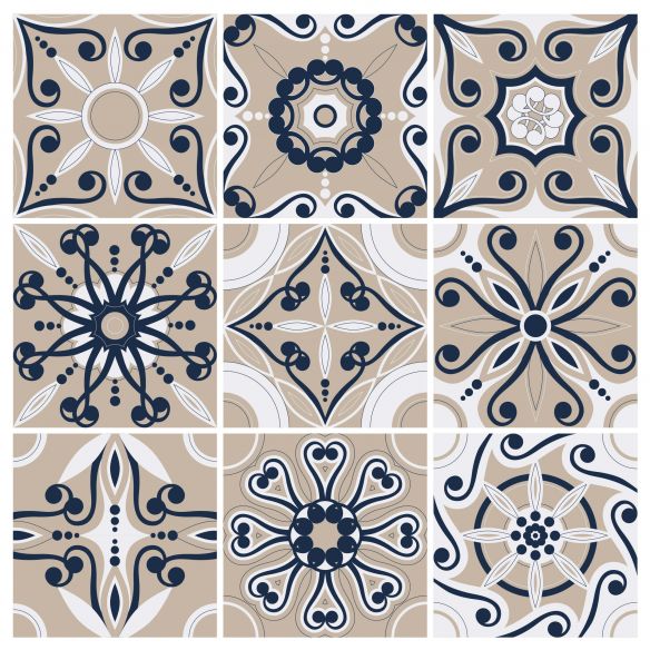 Stickers carrelage carreaux de ciment