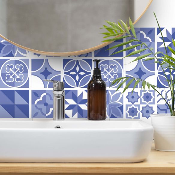 Stickers carrelage carreaux de ciment