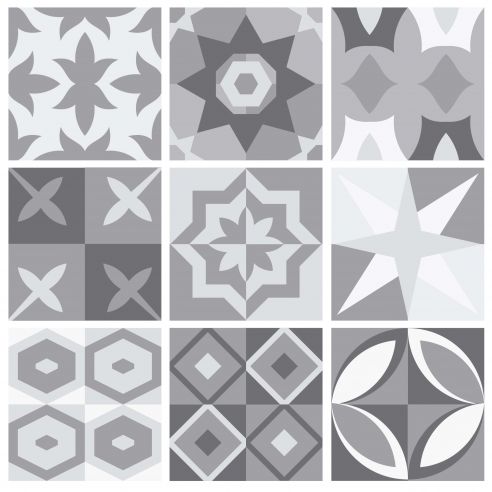 Stickers carrelage carreaux de ciment