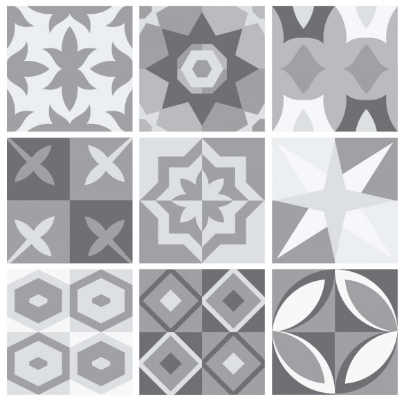 Stickers carrelage carreaux de ciment