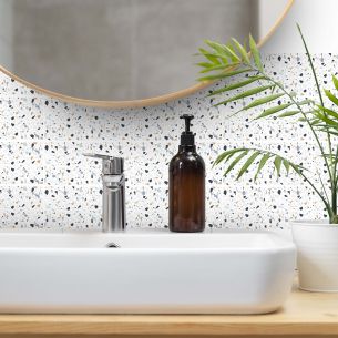 Stickers carrelage carreaux terrazzo