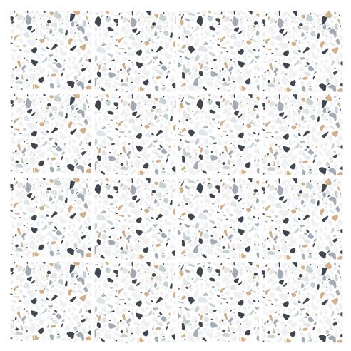 Stickers carrelage carreaux terrazzo