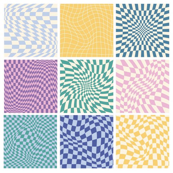 Stickers carrelage carreaux de ciment multicolore