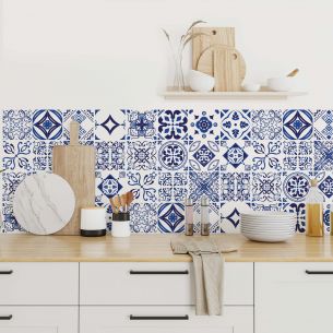 Stickers carrelage carreaux de ciment