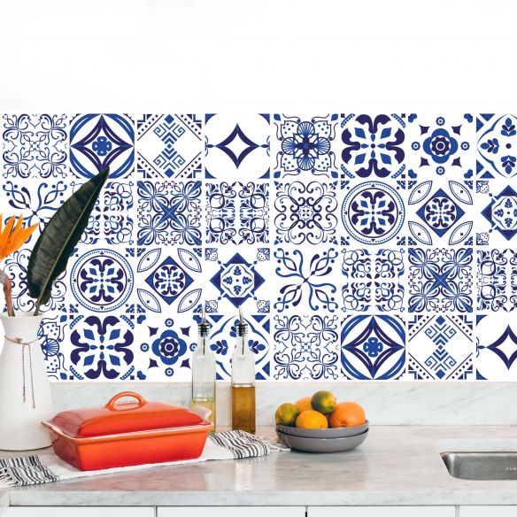 Stickers carrelage carreaux de ciment