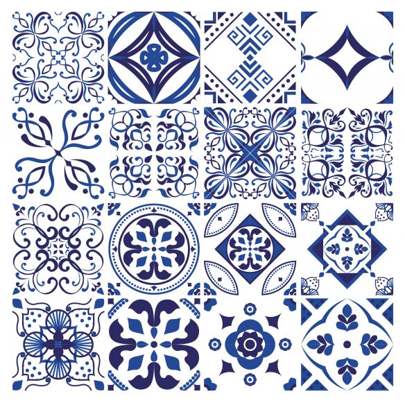 Stickers carrelage carreaux de ciment