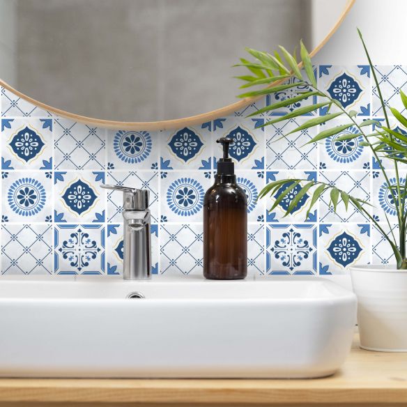 Stickers carrelage carreaux de ciment