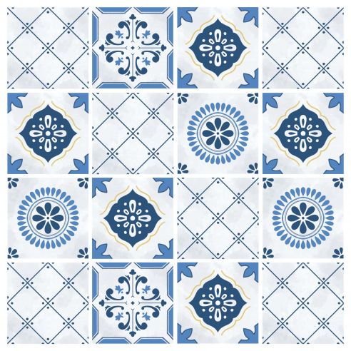 Stickers carrelage carreaux de ciment