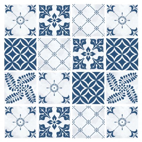 Stickers carrelage carreaux de ciment