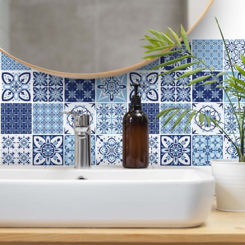 Stickers carrelage carreaux de ciment