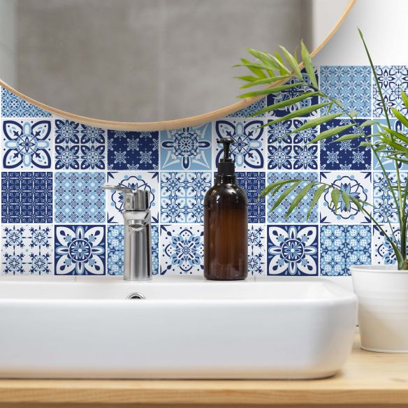 Stickers carrelage carreaux de ciment