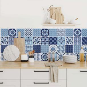 Stickers carrelage carreaux de ciment