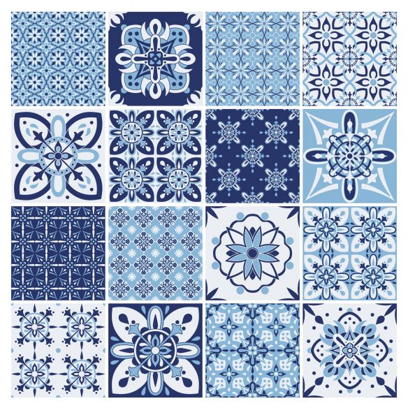 Stickers carrelage carreaux de ciment