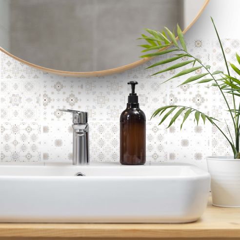 Stickers carrelage carreaux de ciment