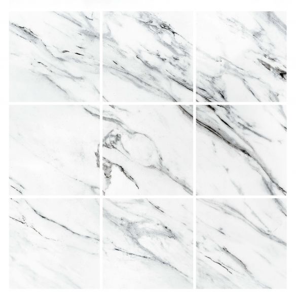 Stickers carrelage carreaux de ciment effet marbre