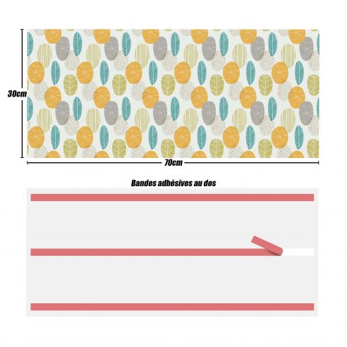 Crédences déco adhésive PVC 3mm 30x70cm