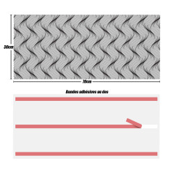 Crédences design adhésive PVC 3mm 30x70cm
