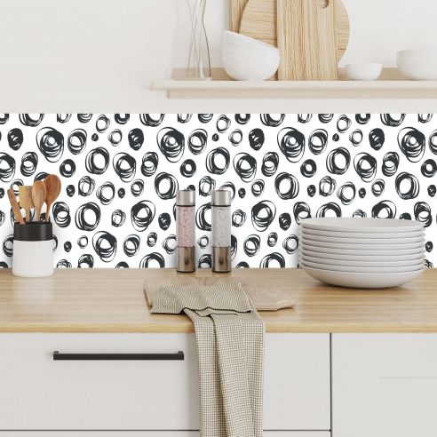 Crédences design adhésive PVC 3mm 30x70cm