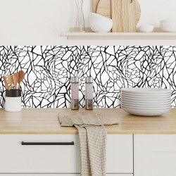 Crédences déco adhésive PVC 3mm 30x70cm
