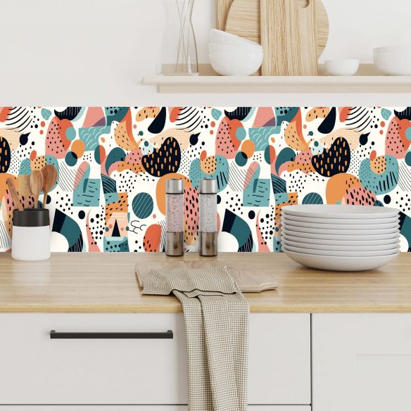 Crédences déco design adhésive PVC 3mm 30x70cm