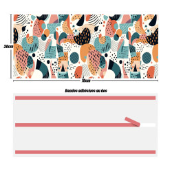 Crédences déco design adhésive PVC 3mm 30x70cm