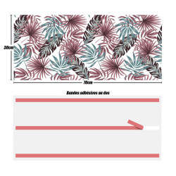 Crédences adhésive exotique PVC 3mm 30x70cm