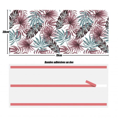 Crédences adhésive exotique PVC 3mm 30x70cm