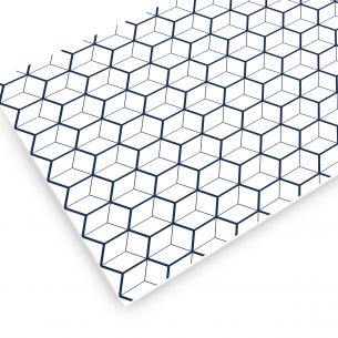 Crédences design cubes 3D adhésive PVC 3mm 30x70cm