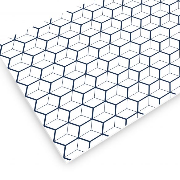 Crédences design cubes 3D adhésive PVC 3mm 30x70cm