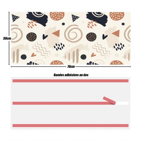 Crédences adhésive PVC 3mm 30x70cm