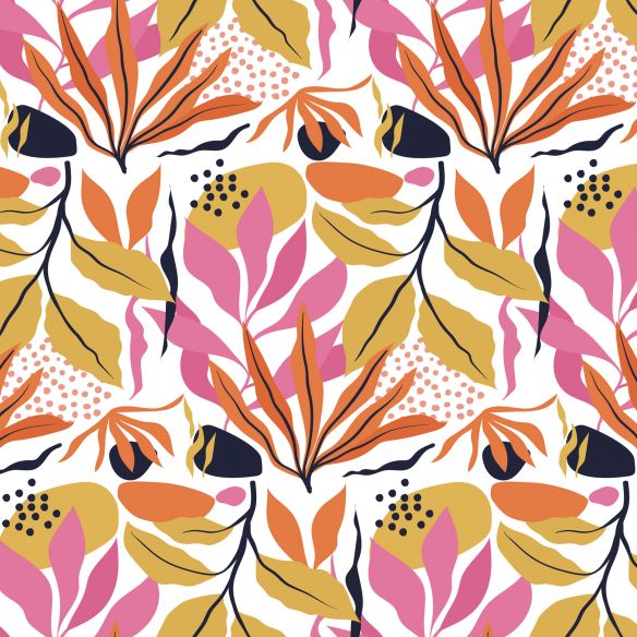 Crédences adhésive florale PVC 3mm 30x70cm