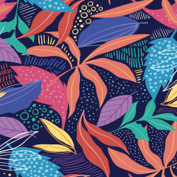 Crédences adhésive déco florale PVC 3mm 30x70cm