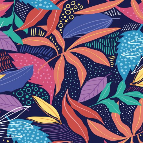 Crédences adhésive déco florale PVC 3mm 30x70cm