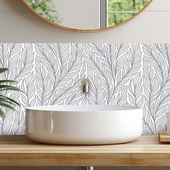Crédences adhésive feuillage PVC 3mm 30x70cm