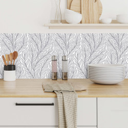 Crédences adhésive feuillage PVC 3mm 30x70cm