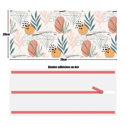 Crédences adhésive PVC 3mm 30x70cm