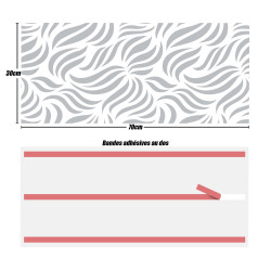 Crédences adhésive PVC 3mm 30x70cm