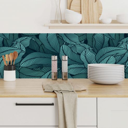 Crédences adhésive déco exotique PVC 3mm 30x70cm