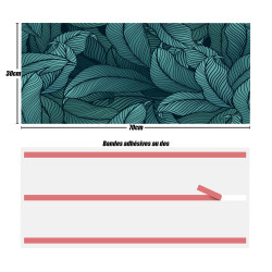 Crédences adhésive déco exotique PVC 3mm 30x70cm