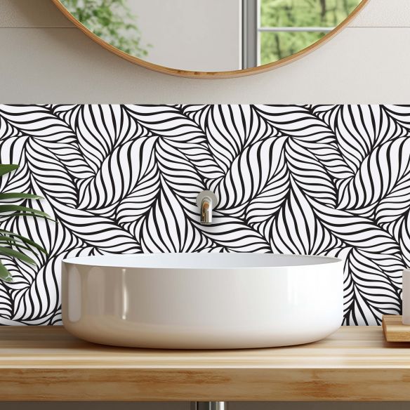 Crédences adhésive feuillage PVC 3mm 30x70cm