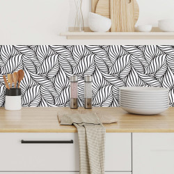 Crédences adhésive feuillage PVC 3mm 30x70cm