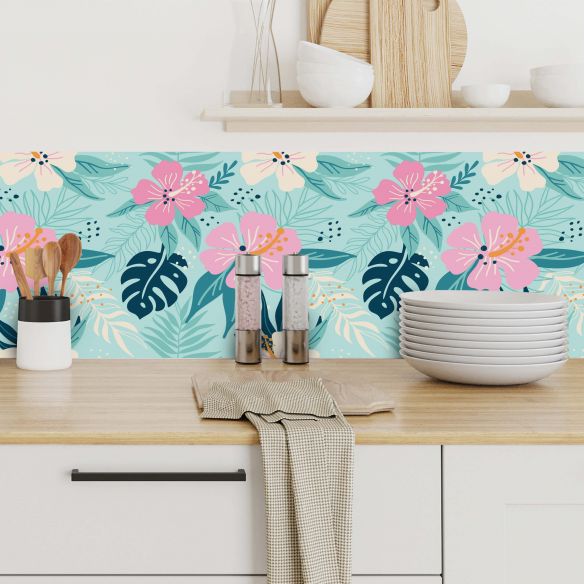 Crédences adhésive tropical PVC 3mm 30x70cm